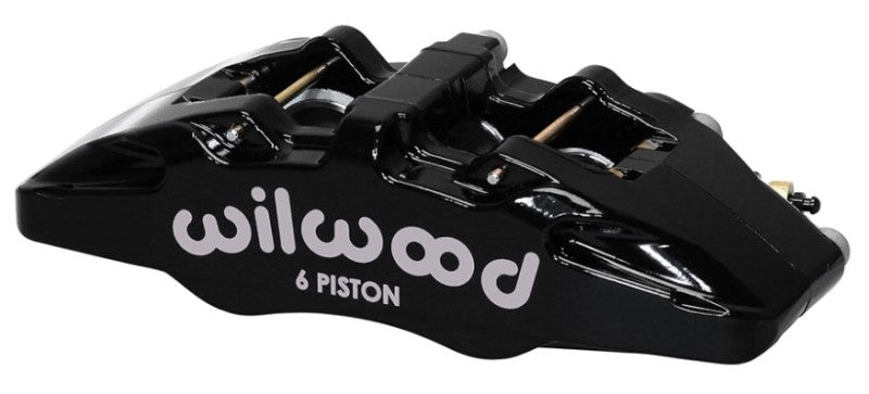 WIL Dynapro Caliper - Wilwood Caliper-Forged Dynapro 6 5.25in Mount-L/H 1.62/1.12/1.12in Pistons 0.81in Disc