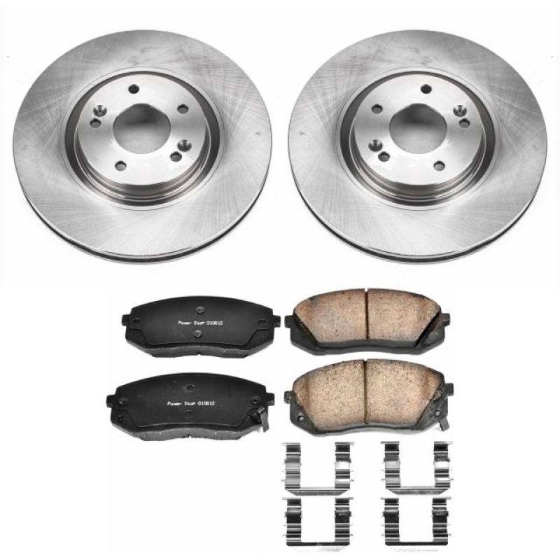 PSB Autospecialty Kit - Power Stop 15-16 Hyundai Sonata Front Autospecialty Brake Kit