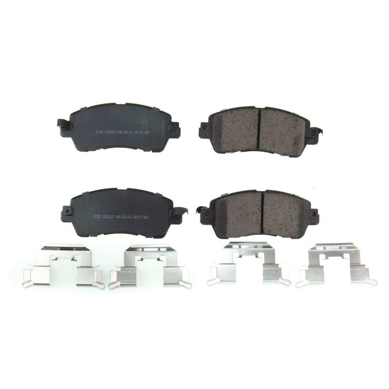 PSB Z17 Evolution Brake Pads - Power Stop 2016 Scion iA Front Z17 Evolution Ceramic Brake Pads w/Hardware