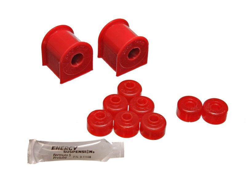 ES Sway Bar Bushings - Red - Energy Suspension 89-94 Nissan 240SX (S13) Red 15mm Rear Sway Bar Bushing Set
