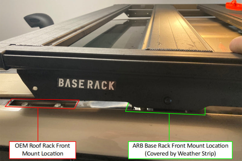 ARB OME Mounting Accessories - ARB Base Rack Mount Kit - Use w/ BASE Rack 1770030