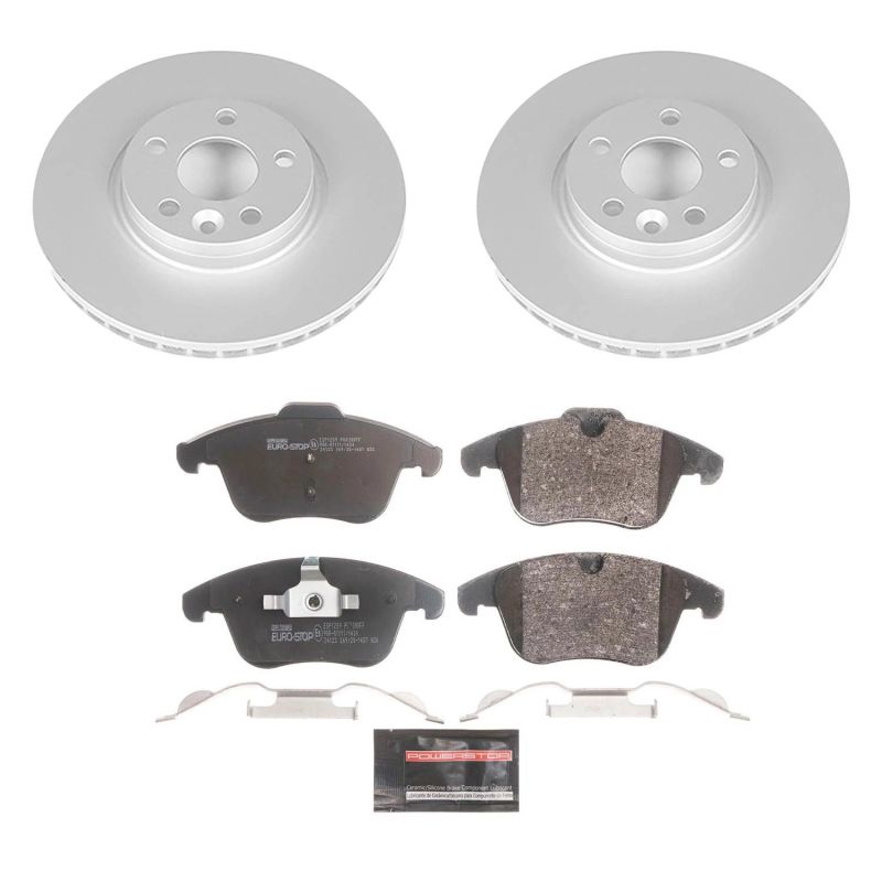 PSB Euro-Stop Kit - Power Stop 08-15 Land Rover LR2 Front Euro-Stop Brake Kit