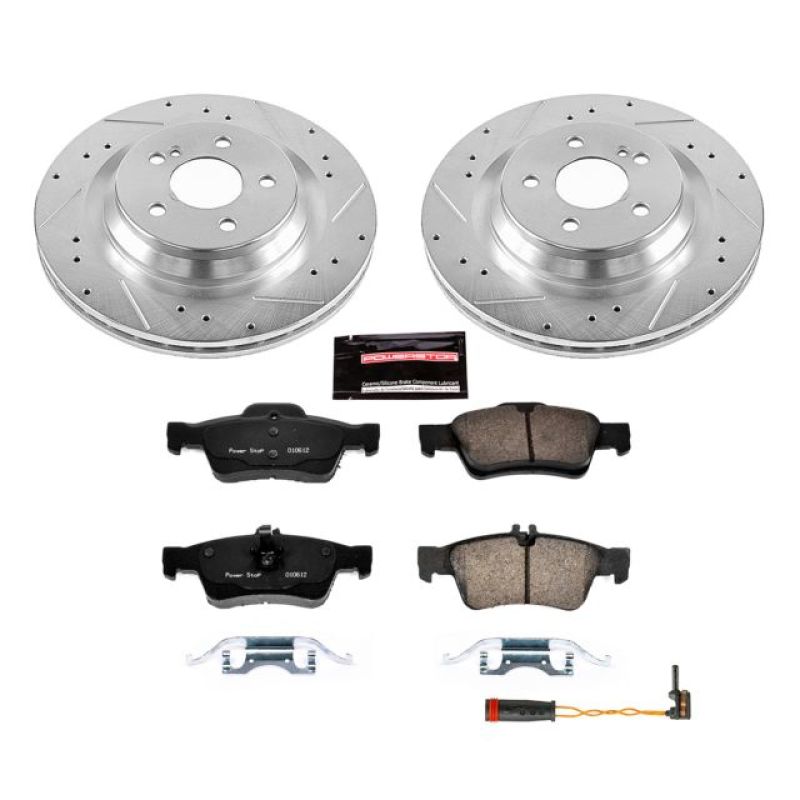 PSB Z23 Evolution Kit - Power Stop 09-14 Mercedes-Benz CL550 Rear Z23 Evolution Sport Brake Kit