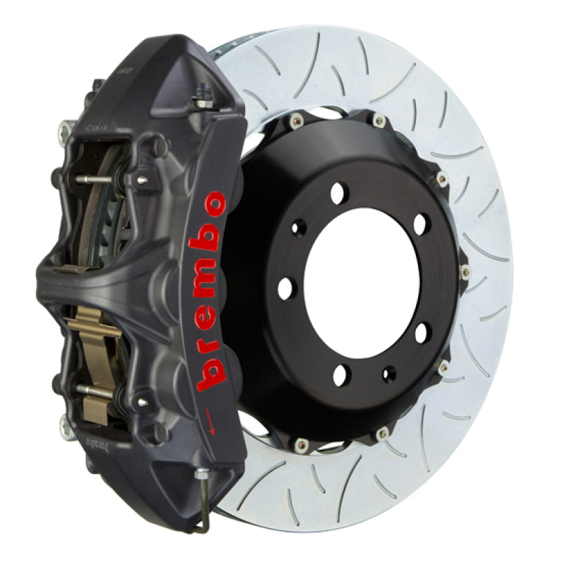 BRB Big Brake Kits - Brembo 08-17 A5 Front GTS BBK 6 Piston Cast 380x34 2pc Rotor Slotted Type3-Black HA