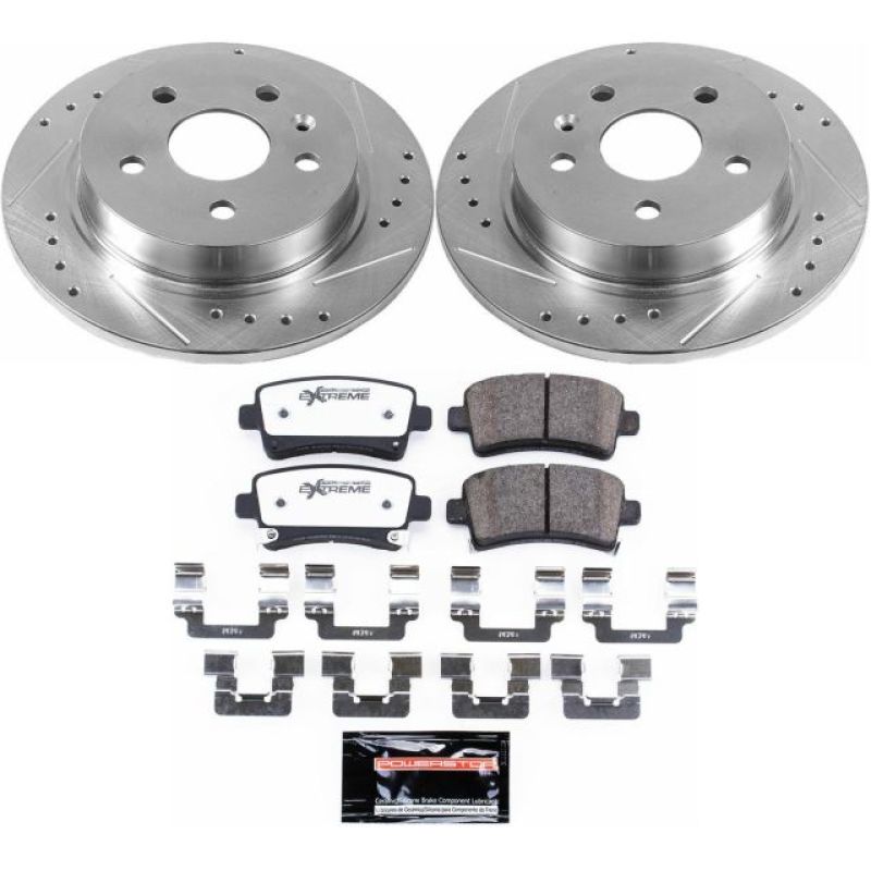 PSB Z26 Street Warrior Kit - Power Stop 12-16 Buick LaCrosse Rear Z26 Street Warrior Brake Kit