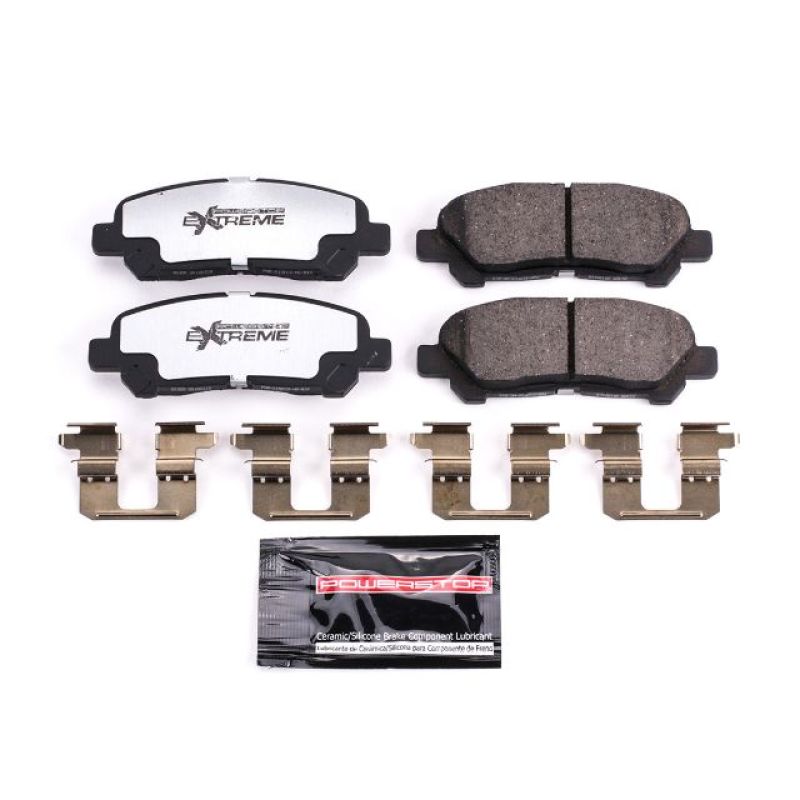 PSB Z36 Truck & Tow Brake Pads - Power Stop 08-13 Toyota Highlander Rear Z36 Truck & Tow Brake Pads w/Hardware