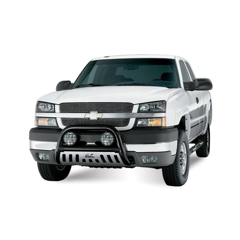 WES Nerf Bars - Signature 3 - Westin 1999-2013 Chevy Silverado 1500 Crew Cab Signature 3 Nerf Step Bars - Black