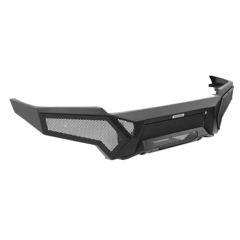 GOR Element Bumper - Go Rhino 16-21 Tacoma Element Front Bumper w/ Power Actuated Hide-away Light Bar Mount Tex Black