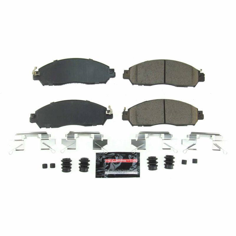 PSB Z23 Evolution Brake Pads - Power Stop 18-19 Nissan Leaf Front Z23 Evolution Sport Brake Pads w/Hardware