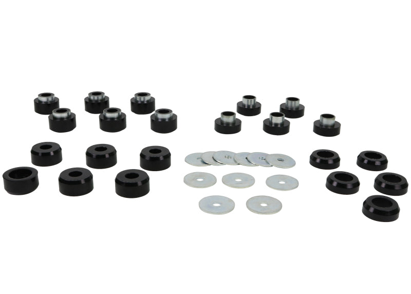 WL Bushings - Body Mount - Whiteline 1997-2006 Jeep Wrangler Body Mount Bushing Set