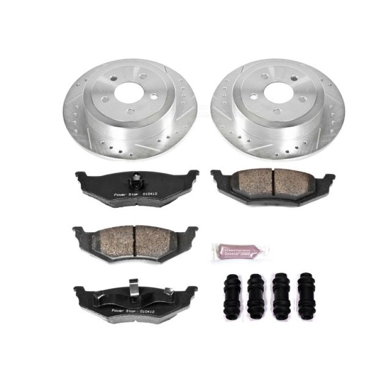 PSB Z23 Evolution Kit - Power Stop 95-00 Chrysler Cirrus Rear Z23 Evolution Sport Brake Kit