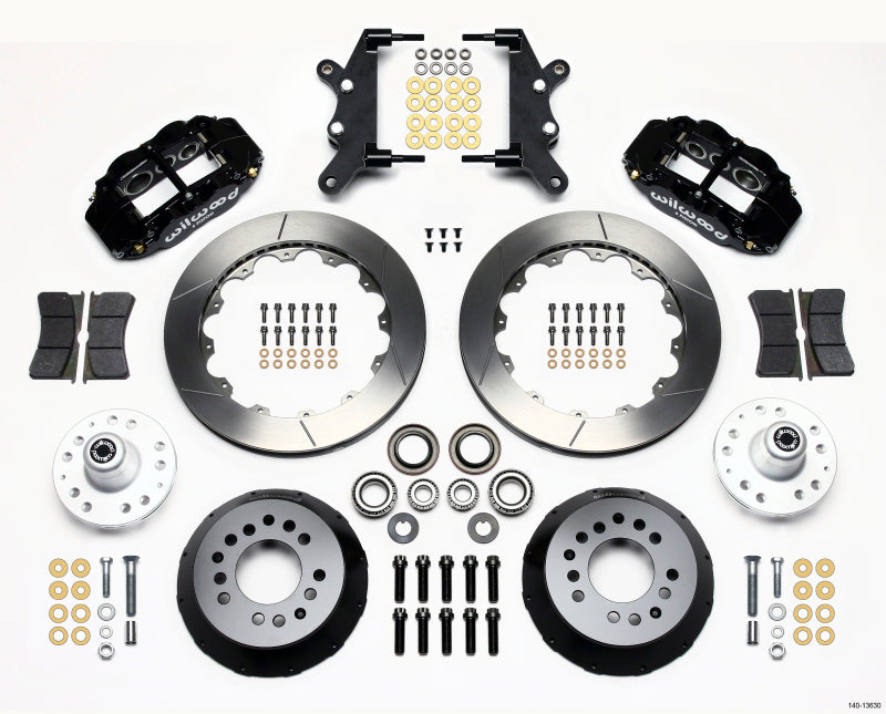 WIL Superlite Brake Kit - Wilwood Narrow Superlite 6R Front Hub Kit 12.88in 60-68 Ford / Mercury Full Size / Galaxie