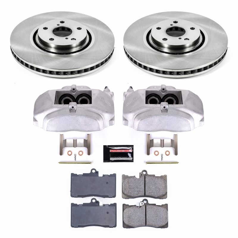 PSB Autospecialty Caliper - Power Stop 07-11 Lexus GS350 Front Autospecialty Kit w/Cals