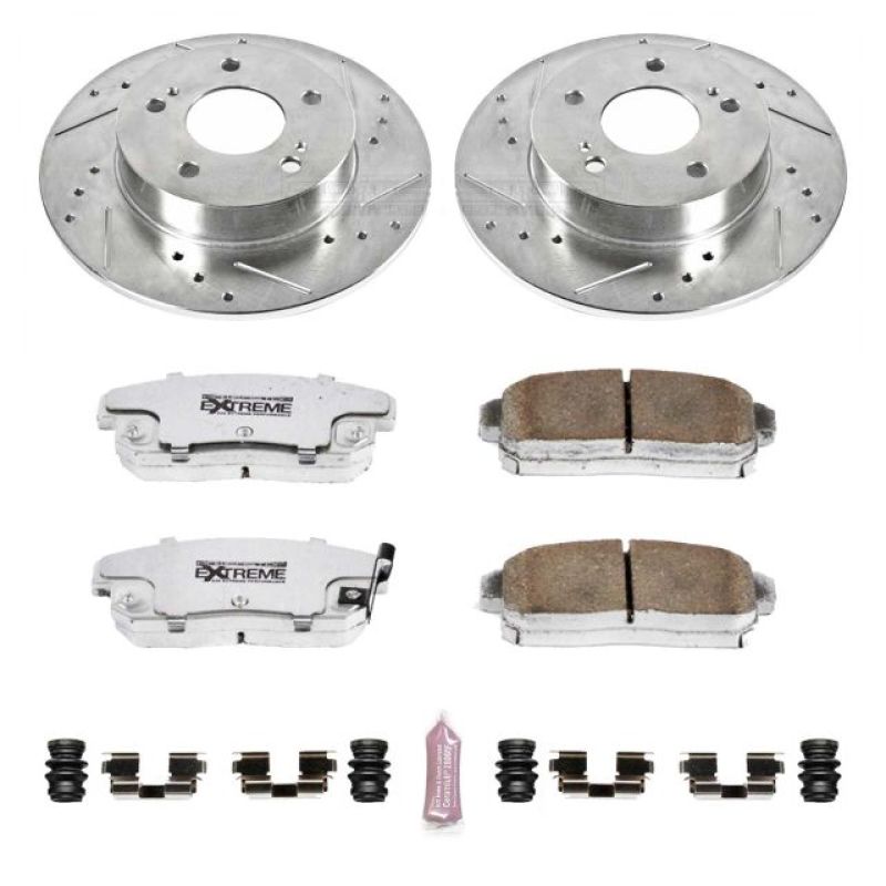 PSB Z26 Street Warrior Kit - Power Stop 2001 Infiniti I30 Rear Z26 Street Warrior Brake Kit