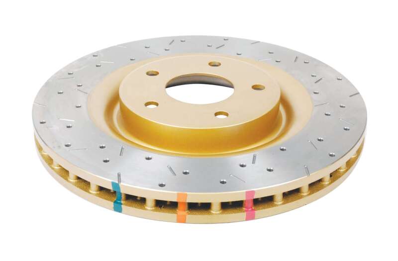 DBA 4000 Slot&Drill Rotors - DBA 05-12 Corvette C6 w/Z51 pkg Front Drilled & Slotted 4000 Series Rotor