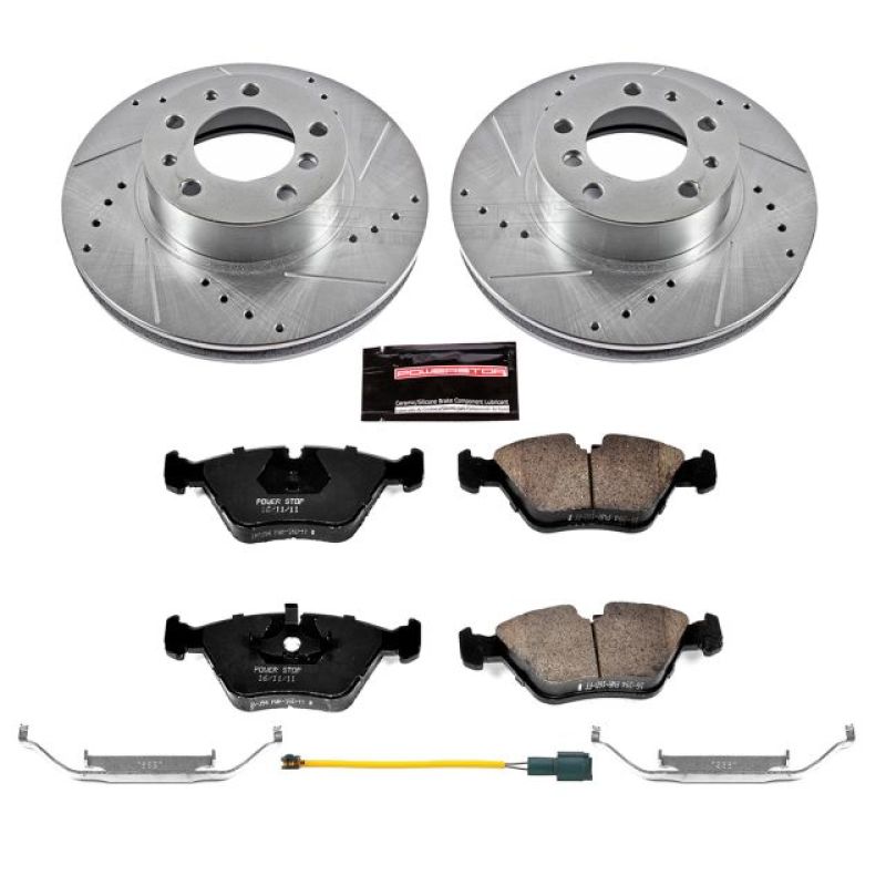 PSB Z23 Evolution Kit - Power Stop 87-89 BMW 735i Front Z23 Evolution Sport Brake Kit