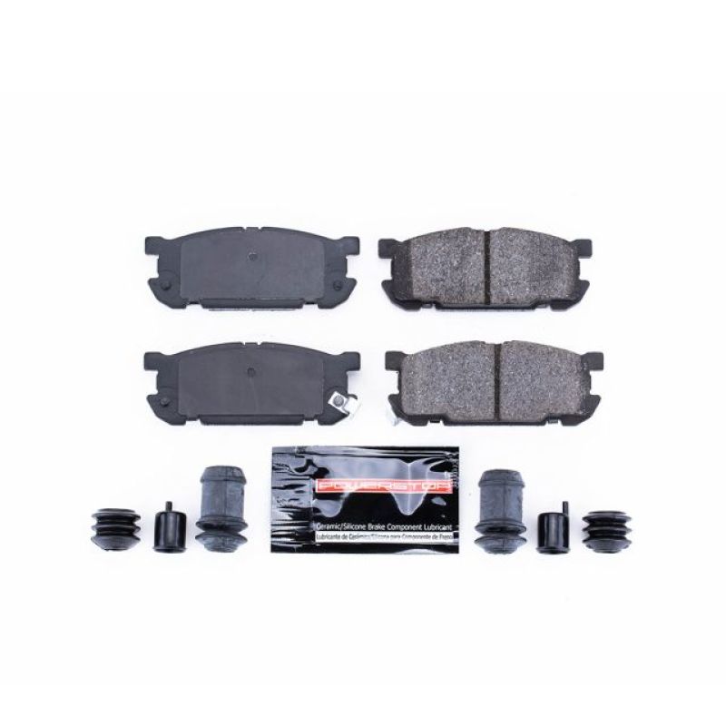 PSB Z23 Evolution Brake Pads - Power Stop 01-05 Mazda Miata Rear Z23 Evolution Sport Brake Pads w/Hardware