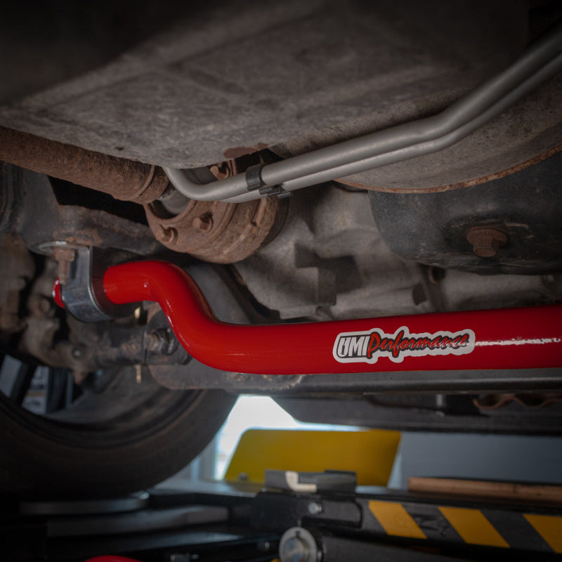 UMI Sway Bars - UMI Performance 15-20 Ford F-150 1 1/2in Solid Front Sway Bar - Red