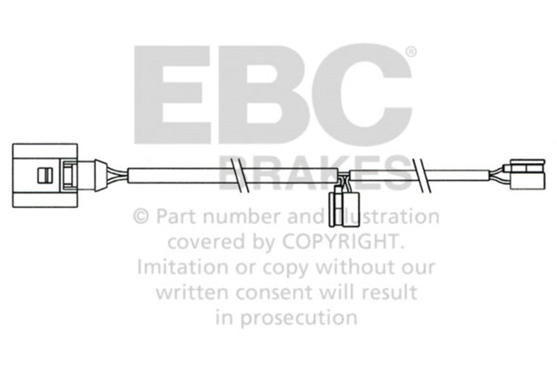EBC Wear Leads - EBC 2008 Porsche Cayenne (1st Gen) 4.8L Turbo Rear Wear Leads