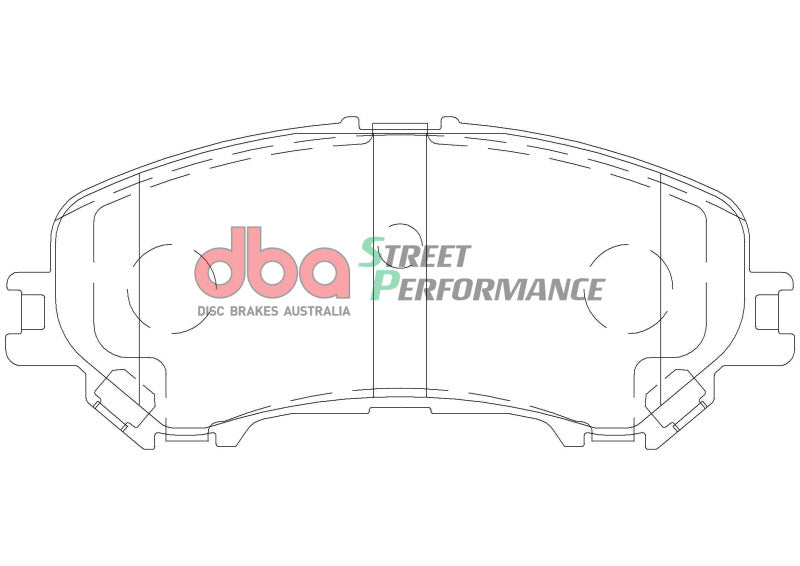 DBA SP Performance Brake Pads - DBA 14-22 Nissan Rogue Sport Front SP Performance Brake Pads