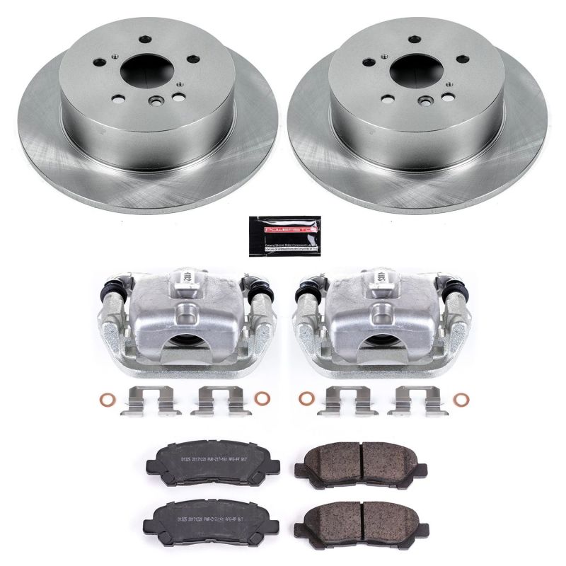 PSB Autospecialty Kit w/Cals - Power Stop 08-13 Toyota High Lander Rear Autospecialty Brake Kit w/Calipers