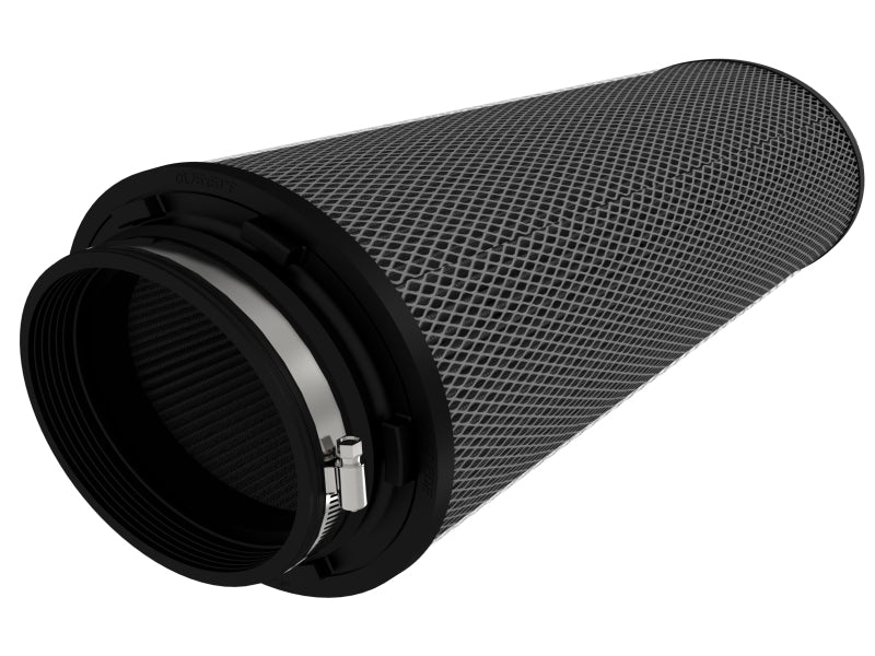 AFE Universal Pro-5 R Filter - aFe POWER Magnum FLOW Blk Pro 5R Air Filter 6.75x5in Flange x 9.25x7.5 Base x 7.75x6 Top x 18 Height