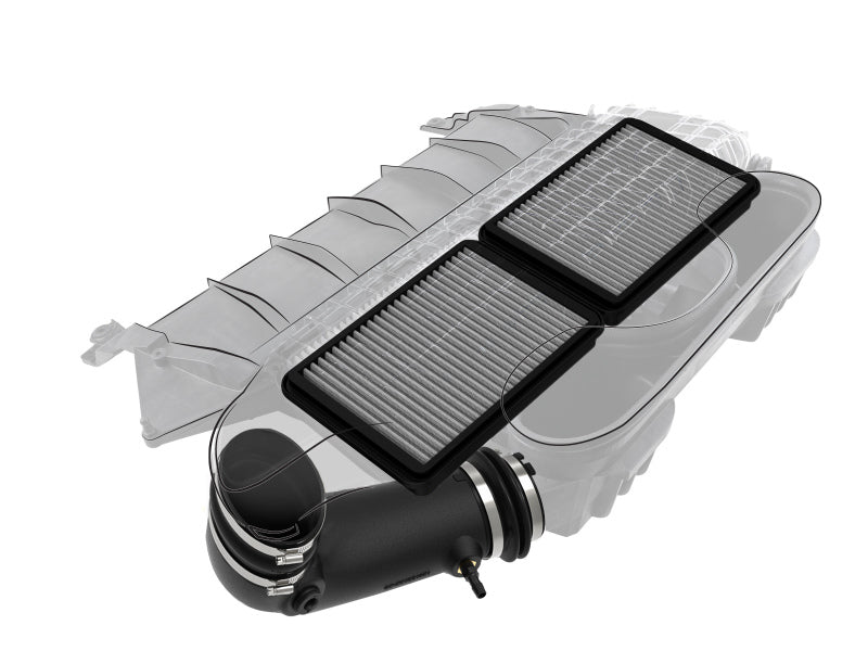 AFE Super Stock Induction System - aFe 21-23 Ram 1500 TRX HEMI V8 6.2L (sc) Super Stock Induction System w/ Pro DRY S Filters