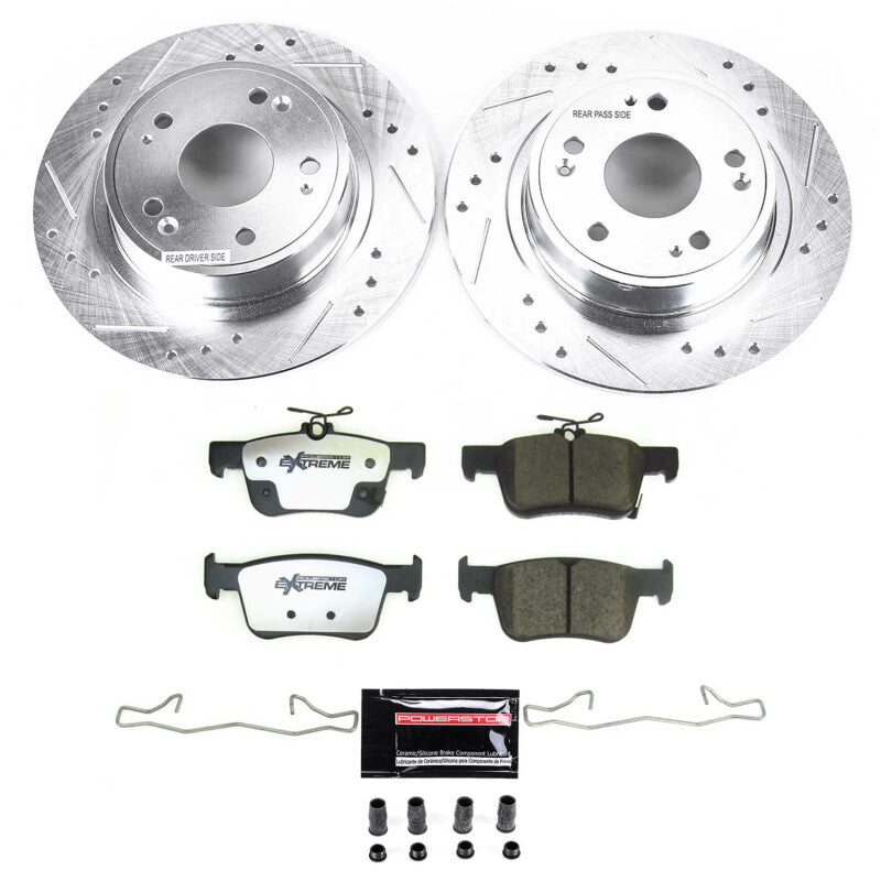 PSB Z26 Street Warrior Kit - Power Stop 18-22 Honda Accord Rear Z26 Street Brake Kit