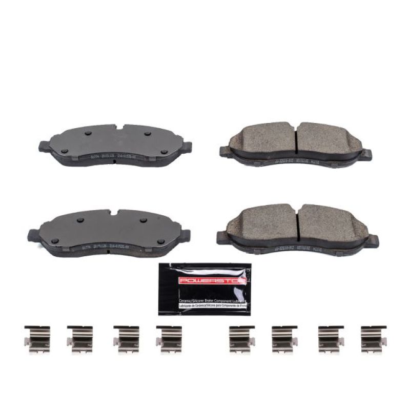 PSB Z23 Evolution Brake Pads - Power Stop 15-19 Ford Transit-150 Front Z23 Evolution Sport Brake Pads w/Hardware