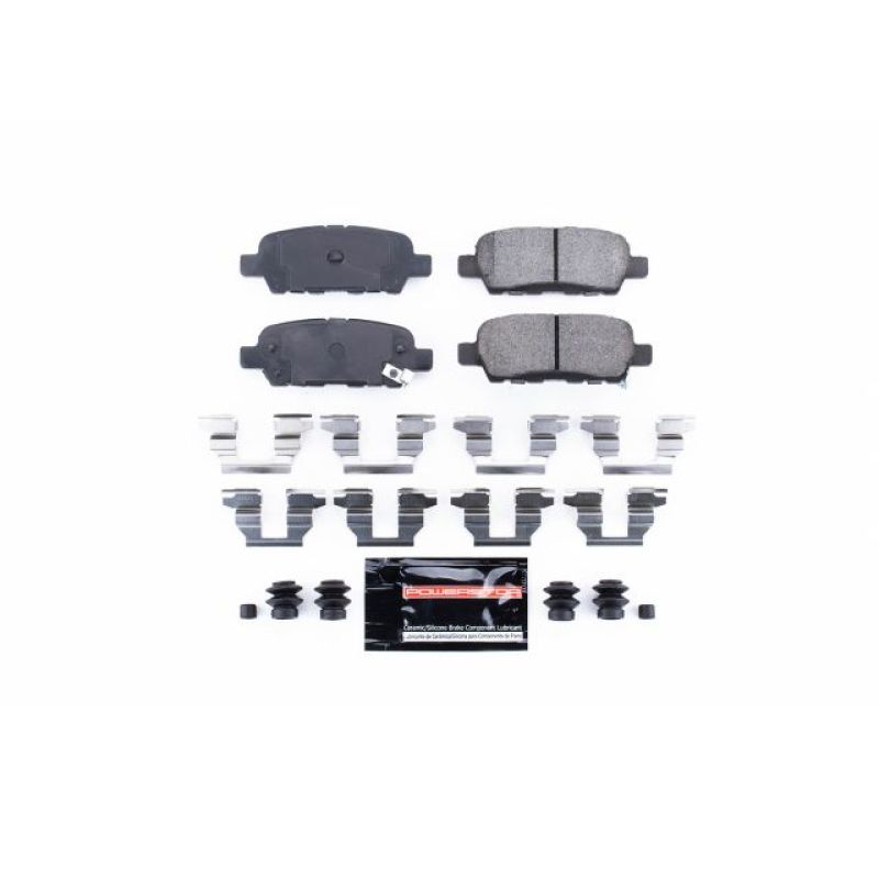PSB Z23 Evolution Brake Pads - Power Stop 2013 Infiniti EX37 Rear Z23 Evolution Sport Brake Pads w/Hardware
