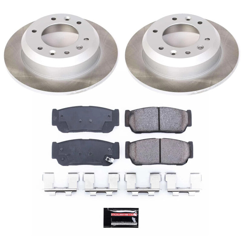 PSB Semi-Coated Rotor Kits - Power Stop 2006 Kia Sedona Rear Semi-Coated Rotor Kit