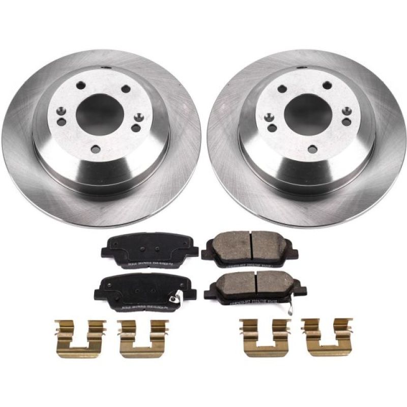 PSB Autospecialty Kit - Power Stop 2019 Hyundai Santa Fe XL Rear Autospecialty Brake Kit