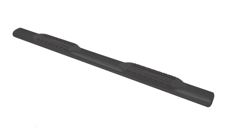 LND Nerf Bars - Black - Lund 07-17 Chevy Silverado 1500 Crew Cab 6in. Oval Straight Black Nerf Bars - Black