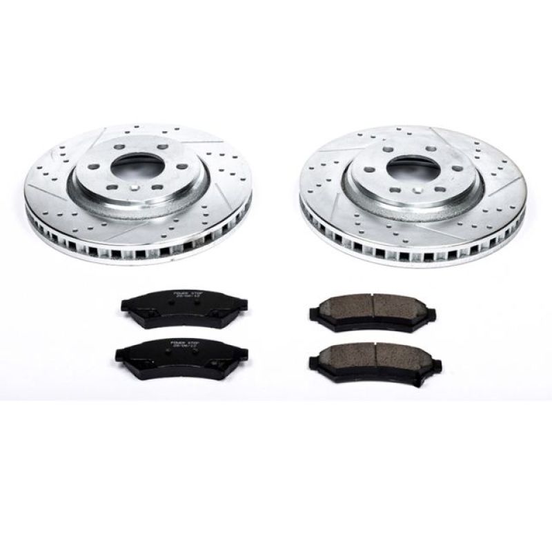 PSB Z23 Evolution Kit - Power Stop 06-07 Buick Terraza Front Z23 Evolution Sport Brake Kit