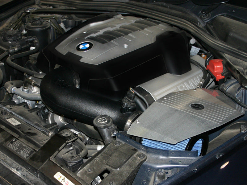 AFE Magnum FORCE Stage-2 Cold Air Intakes - aFe MagnumFORCE Intakes Stage-2 P5R AIS P5R BMW 550i (E60)/650Ci (E63/64) 06-09 V8-4.8L