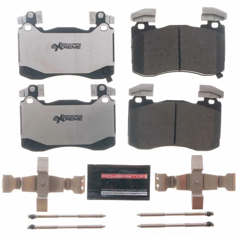 PSB Z26 Extreme Brake Pads - Power Stop 18-19 Kia Stinger Front Z26 Extreme Street Brake Pads w/Hardware