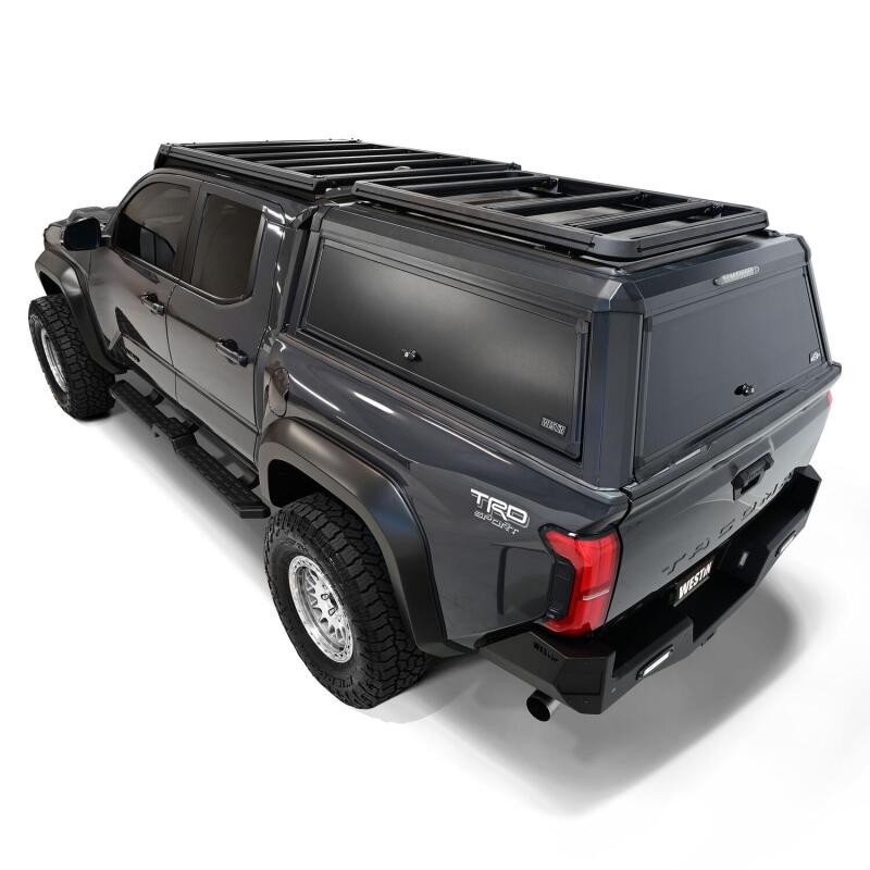WES EXP Truck Caps - Westin EXP Roof Rack for Mid Size EXP Truck Cap (RACK ONLY - NO CAP) 45x55in. - Tex. Blk