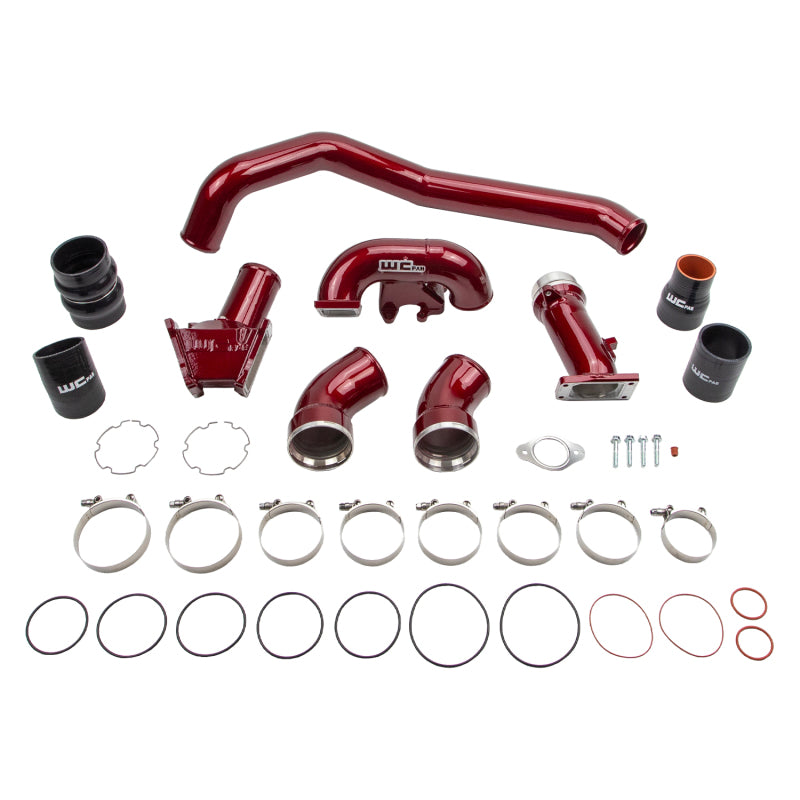 WCF Intake Bundle Kit - Wehrli 06-07 GMC/Chevrolet 6.6L Duramax Stage 1 High Flow Intake Bundle Kit - Bengal Red