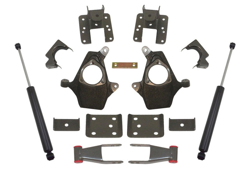 MXT Lowering Flip Kit - MaxTrac 07-16 GM C/K1500 2WD/4WD (Non Magneride) 2in/4in Lowering Spindle Kit