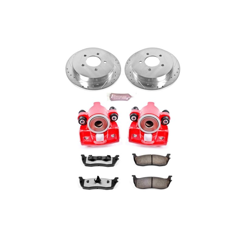 PSB Z36 Truck & Tow Kit w/Cals - Power Stop 00-02 Ford Expedition Rear Z36 Truck & Tow Brake Kit w/Calipers