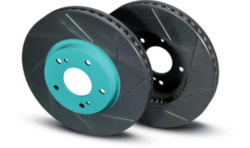 PM SCR Rotor - Project Mu SCR Rotor Front - Mitsubishi Lancer Evolution CP9A/CT9A Green