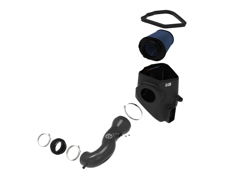 AFE Track Series Intake - aFe 19-20 GM Trucks 5.3L/6.2L Track Series Carbon Fiber Cold Air Intake System With Pro 5R Filters