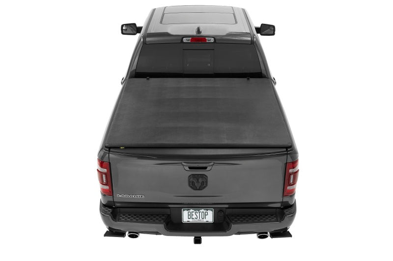 BES EZ-Fold Tonneau Covers - Bestop 19-26 Dodge Ram 1500 For 57 Ft Bed W/O Dodge Rambox {Exc Classic} Ez-Fold Soft Tonneau