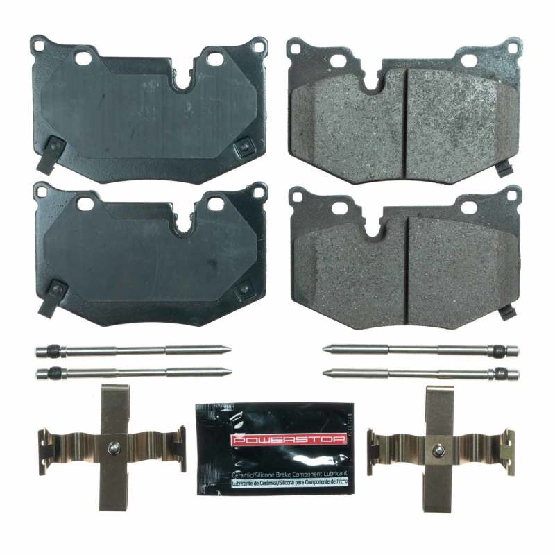 PSB Z23 Evolution Brake Pads - Power Stop 2020 Chevrolet Corvette C8 Z51 Rear Z23 Evolution Sport Brake Pads w/Hardware