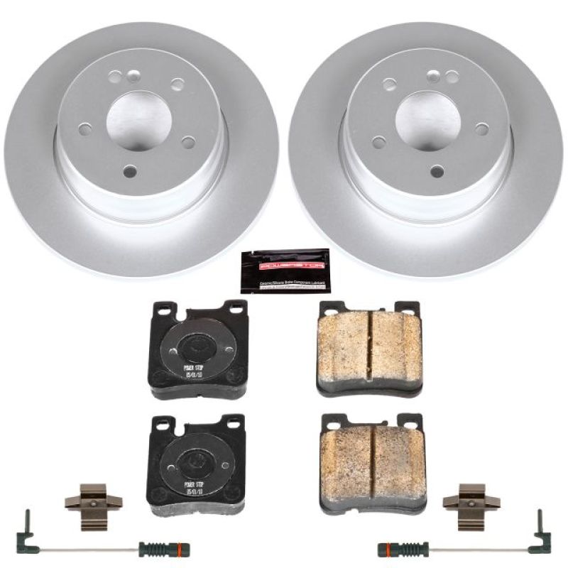 PSB Z23 Evolution Coated Kit - Power Stop 98-03 Mercedes-Benz E320 Rear Z23 Evolution Sport Coated Brake Kit
