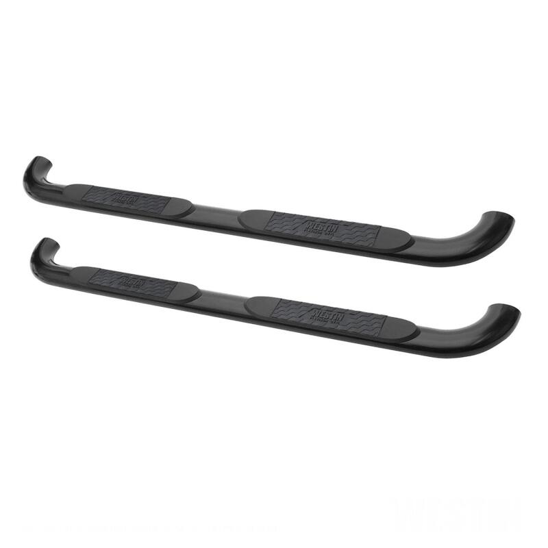 WES Nerf Bars - Platinum 4 - Westin 2004-2008 Ford/Lincoln F-150 SuperCrew Platinum 4 Oval Nerf Step Bars - Black