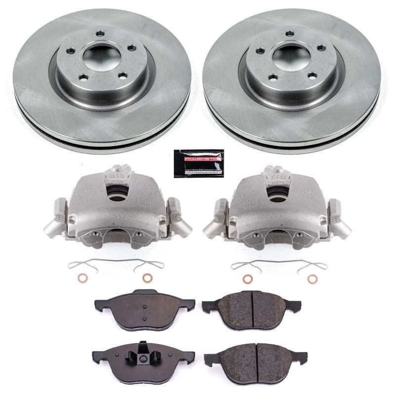 PSB Autospecialty Kit w/Cals - Power Stop 06-13 Volvo C70 Front Autospecialty Brake Kit w/Calipers