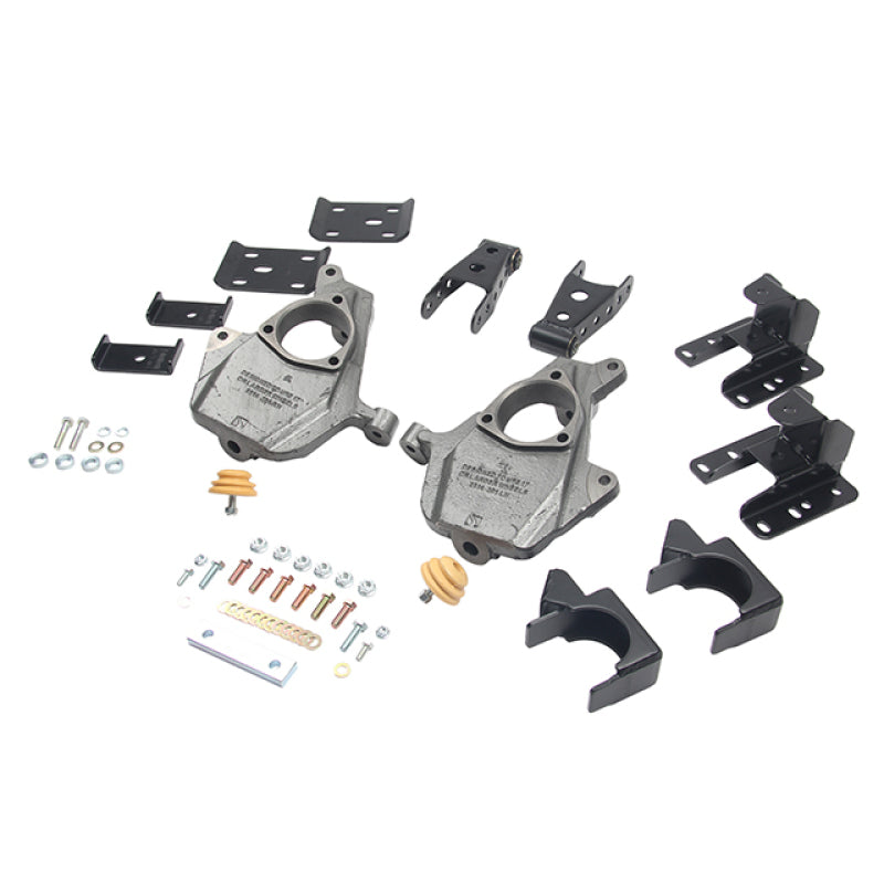 BT Lowering Kit - Belltech LOWERING KIT 16.5-18 Chevy Silverado All Cabs 2WD 2inF/4inR