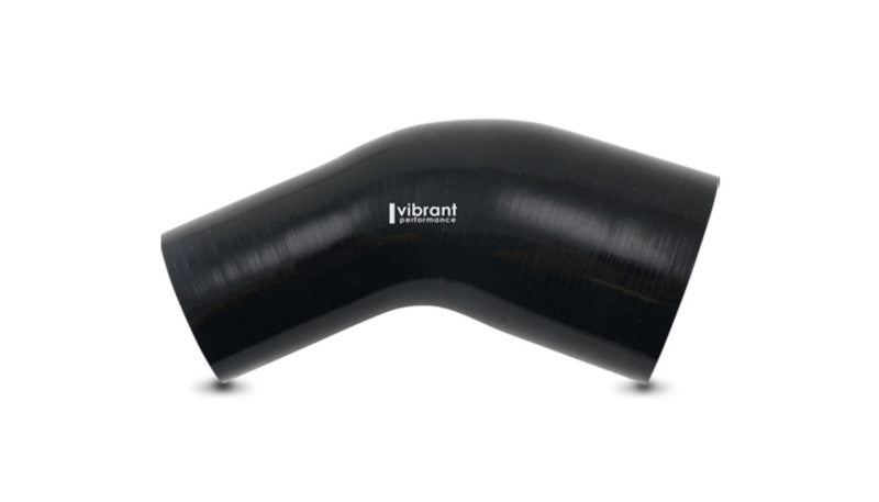 VIB 4 Ply Hoses - Vibrant 45 Degree Silicone Transition Elbow Hose ID 2.25in x 2.00in