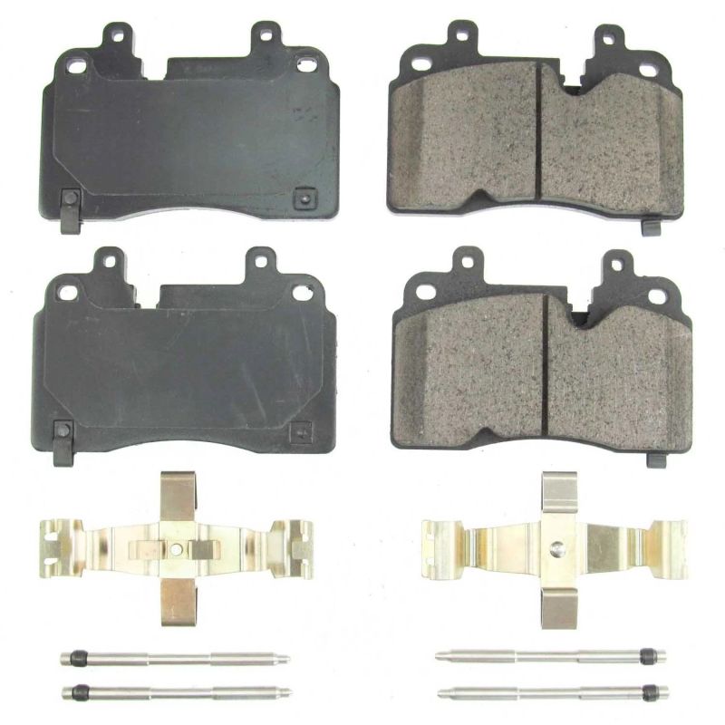 PSB Z17 Evolution Brake Pads - Power Stop 2020 Chevrolet Corvette Front Z17 Evolution Ceramic Brake Pads w/Hardware
